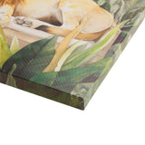 Madison Park Jungle Feline Transitional Jungle Lion Canvas Wall Art MP95C-0336 Lion Green Multi