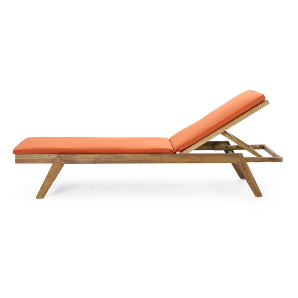 English Elm Christopher Knight Home® - Caily Chaise Lounge Set - Stylish Acacia Wood Loungers With Adjustable Backrests & Cushions For Comfort 71346.00ORG