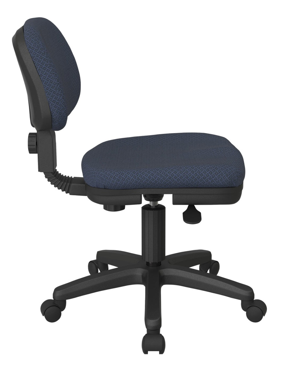 OSP Home Furnishings Basic Task Chair with Pneumatic Height Adjustment Lumbar Support and Swivel Casters SC117-104