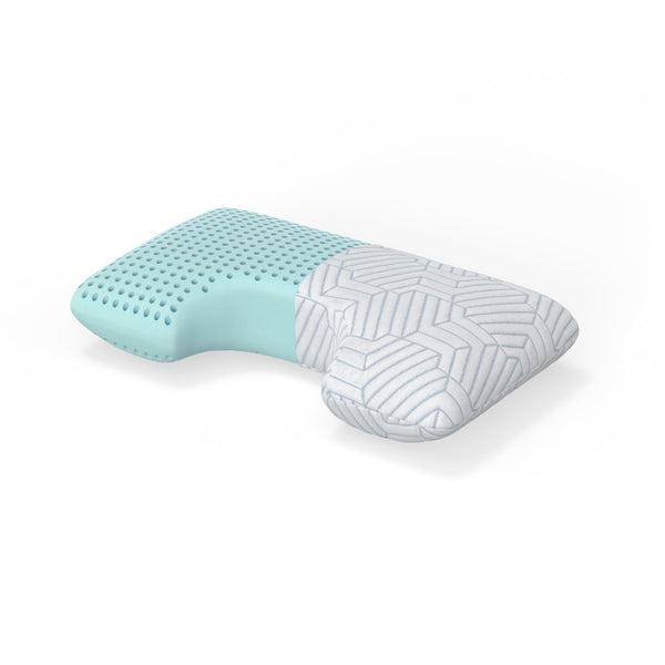 English Elm Fria Ergonomic Cooling Pillow with Italian Foam Core and Phase Change Sleep Technology B047P387679