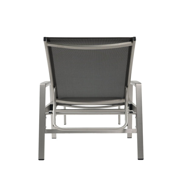 English Elm Christopher Knight Home® - OAXTON Chaise Lounge Set with Rust-Resistant Aluminum Frame, Breathable Mesh Seating & 5-Position Recline PMID: Gray N775P210066G