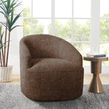 INK+IVY Bonn Transitional Upholstered 360 Degree Swivel Chair II103-0564 Chocolate