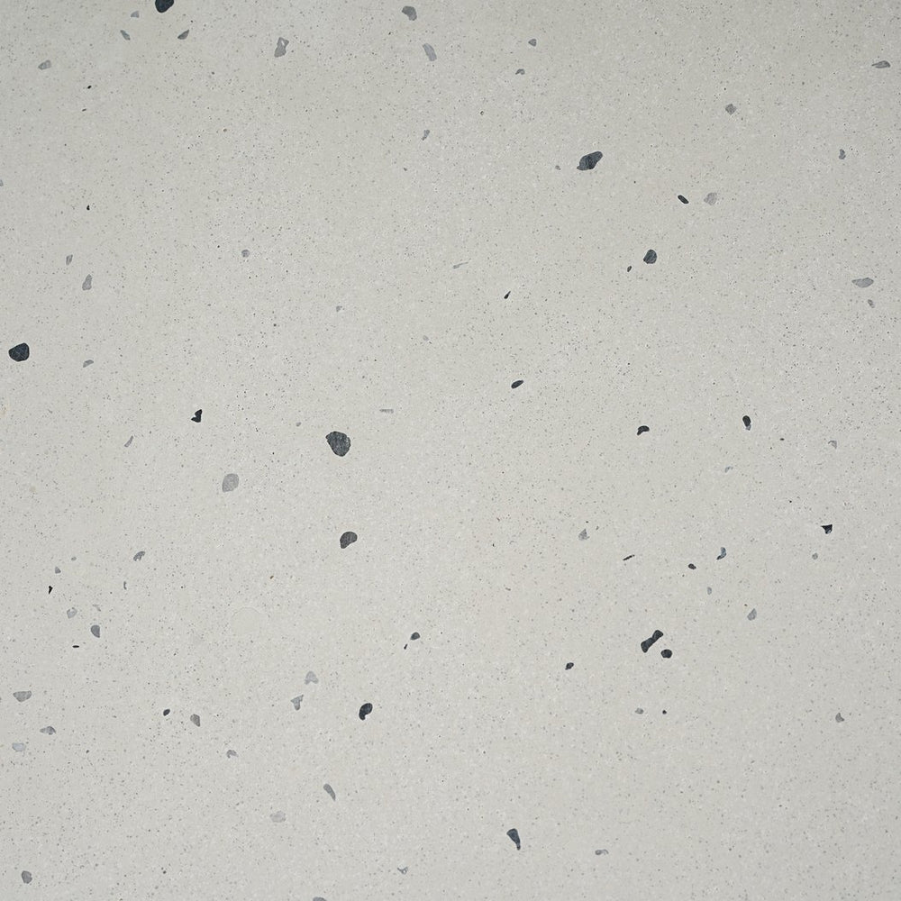 English Elm Christopher Knight Home® - 2 PCS Mondern Outdoor Concrete Dining Set with White Terrazzo Top & Bench — Handcrafted, Seating 6 N773OD00078T