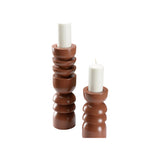 Totem Sunset Candleholders Brown 302615-WILDWOOD Wildwood