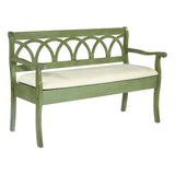 OSP Home Furnishings Coventry Storage Bench Sage