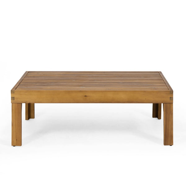English Elm Outdoor Acacia Teak Patio Loveseat Set with Wicker Detail and Resort Style 70141.00BGE