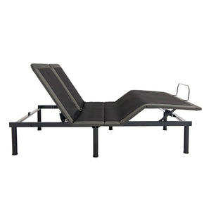 English Elm Refresh Hybrid Queen Mattress Adjustable Base Bundle with Split Head Zero Gravity B210S00005