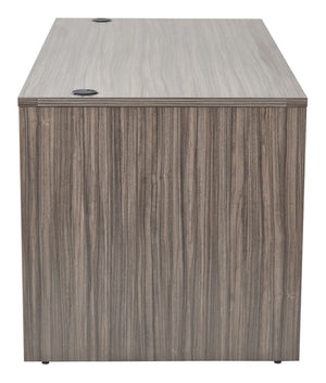 OSP Home Furnishings Lodi Modular Desk Shell with Cord Management and Scratch Resistant Laminate Work Surface 60X30 LOD-03-URB