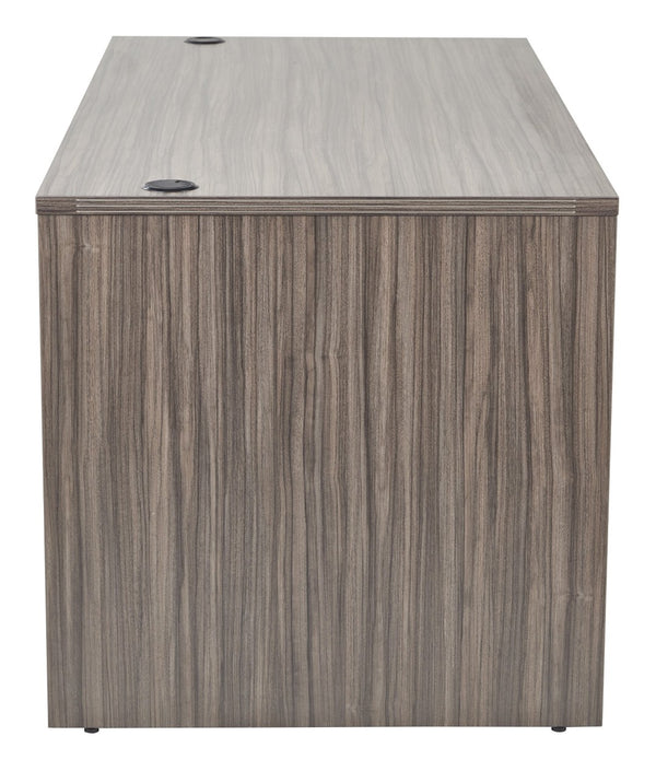 OSP Home Furnishings Lodi Modular Desk Shell with Cord Management and Scratch Resistant Laminate Work Surface 60X30 LOD-03-URB
