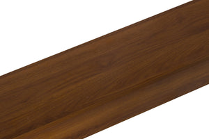 English Elm Geometric Block Stacked Wood Console Table — Modern Artful Entryway Accent with Warm Natural Finish, 50.2" L W3123P369192