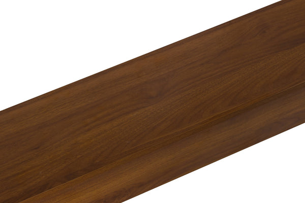 English Elm Geometric Block Stacked Wood Console Table — Modern Artful Entryway Accent with Warm Natural Finish, 50.2" L W3123P369192