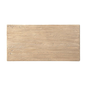 English Elm Hawthorne Reclaimed Elm Trestle Coffee Table Solid Wood Farmhouse Living Room Accent Natural B2719P474450