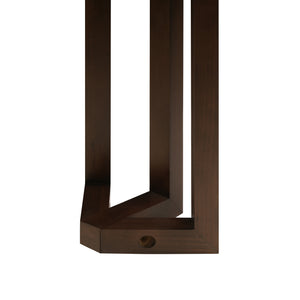 English Elm 4 Piece Bar Table Set with 3 Padded PU Stools, Solid Pine Legs, Oak Veneer Top, Rustic Rivet Accents Espresso W1202P289361