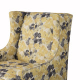 Madison Park Barton Modern/Contemporary Wing Chair FPF18-0418 Yellow