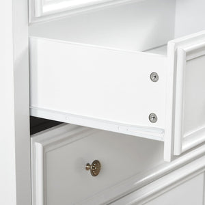 English Elm Modern 6-Drawer Dresser - Stylish Farmhouse Storage Solution With Vintage Hardware For Any Room W2275P149796