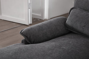 English Elm United We Win U-Shaped Modular Cloud Couch - 4-Seat Chenille Sofa With Double Chaise & Storage Pockets W1568S00215-GIGA