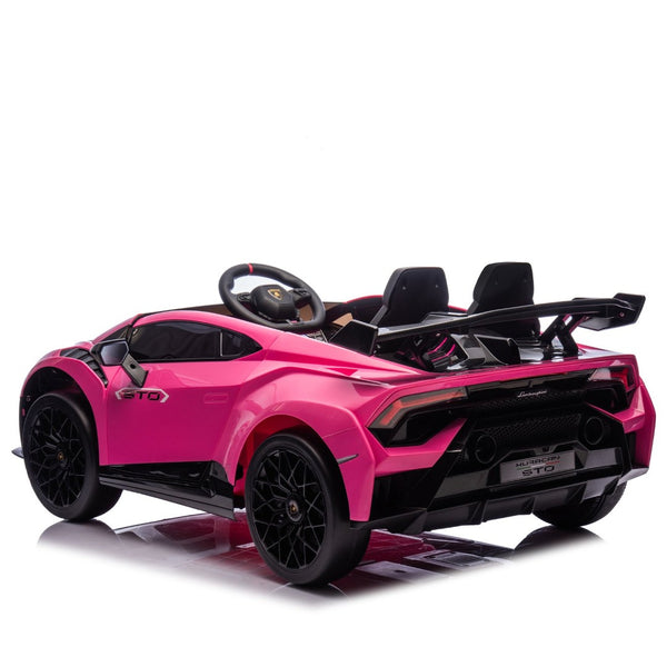 English Elm Lamborghini Huracan Sto 24v Kids Ride on Drift Car with Led Lights and Remote W1578P210770