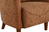 OSP Home Furnishings Aron Tub Chair Brown