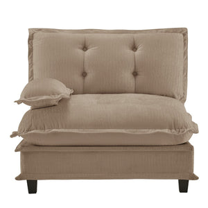 English Elm 73 Modular Chenille Sectional Sofa Configurable Layout Deep Seat Living Room Lounge W714P448392