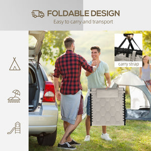 English Elm Outsunny Folding Chaise Lounge Set - 5-Level Recline, Cushioned Comfort, Portable Outdoor Chairs! W2225P200625-GIGA