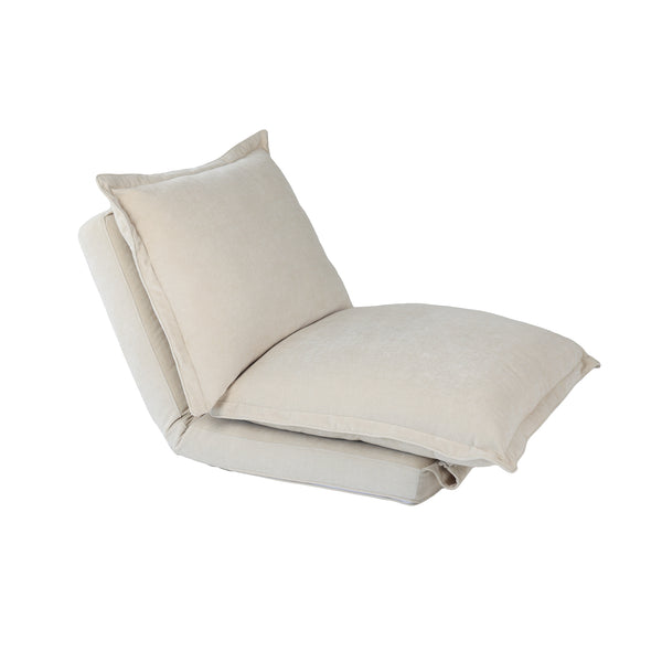 English Elm Convertible Floor Chair: Versatile Sofabed With Adjustable Backrest, Pillows & Durable Design W3422P361125