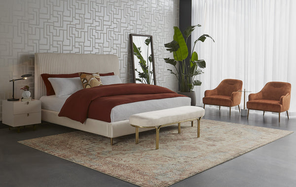 Sunpan Neela Table Lamp - Modern Black Disc Design with Brass Accents & Unique Marble Base for Elegance