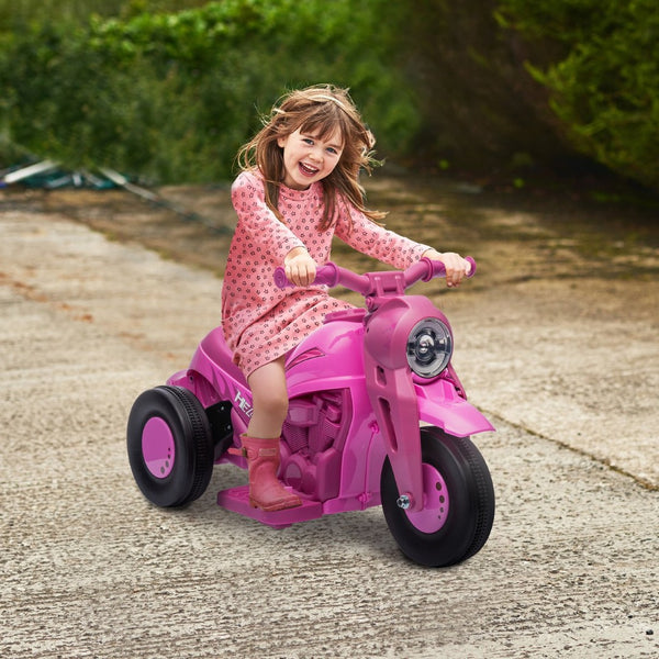 English Elm Qaba 6v Toddler Electric Motorbike with Bubble Machine Led Light and Music W2225P249811