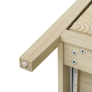 English Elm 3 Drawer Cabinet - Stylish & Versatile Storage Solution For Bedroom, Living Room, Or Study Decor W688P225270