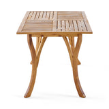 Christopher Knight Home® - Noble House - Hermosa Teak Finish Acacia Wood Rectangular Dining Table