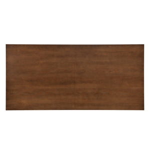 English Elm Christopher Knight Home® - Coad 84-Inch Rectangular Dining Table - Stylish Walnut Finish, Seats 6-8, Perfect For Any Space! N771P347115T_N771P347116T