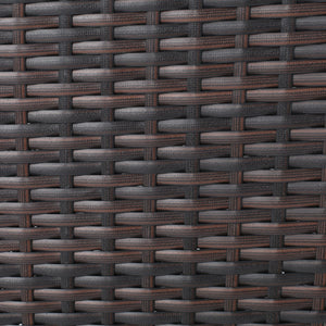 English Elm Christopher Knight Home® - Rattan Wicker Flower Pot Set with Iron Frame, Durable Polyethylene Wicker Planters, No Assembly Needed Brown 57802.00LMSETMBN