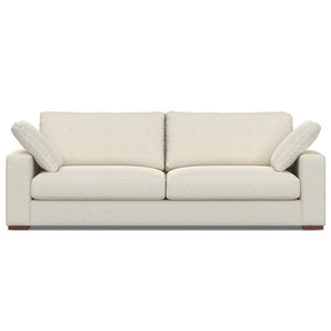 English Elm Charlie Oversized Deep Seater Sofa - Eco-Friendly Cream Fabric, Plush Comfort, Perfect For Lounging B136P199253