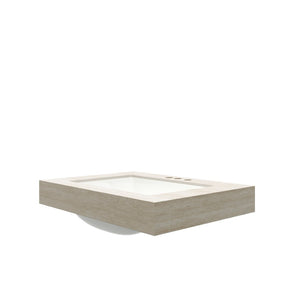 English Elm 30" Muri Sintered Stone Vanity Countertop Roma Travertine Basin Bathroom Unit W2615P435947