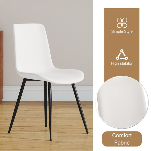 English Elm Table And Chair Set: Modern Grey Marble Dining Table With 6 Pu-Cushioned Chairs & Metal Frame W1151S01883-GIGA