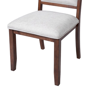 English Elm Farmhouse Upholstered Dining Chairs Set of 4 with High Back, Comfortable Modern Seating for Home Use Cherry N752P271803C