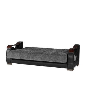 English Elm PrimeNest Urbanova Convertible Upholstered Sofabed with Storage, Chenille Comfort, Click-Click Sleeper B030P286559