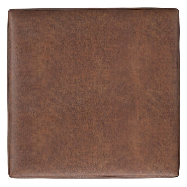 English Elm Shiloh Square Storage Ottoman - Stylish Lift-Top, Durable Faux Leather, Ideal For Seating & Storage B136P254717-GIGA