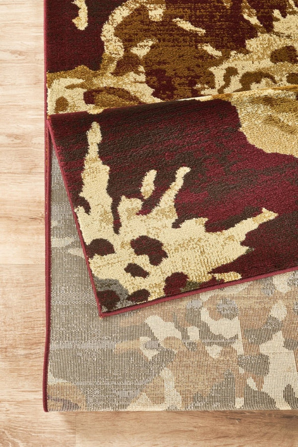 English Elm Joy Abstract Floral Area Rug Vivid Multi-color Low Pile Living Room Bedroom Accent B186P452316