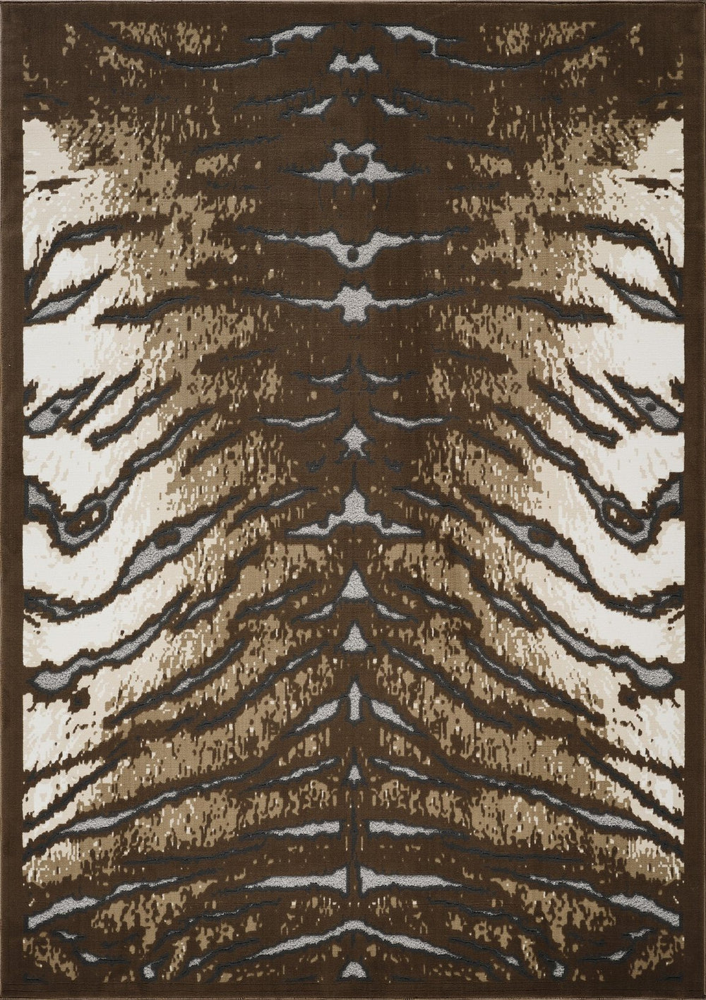 English Elm Hide Brown 7'10" X 10'3" Soft Stain-Resistant Area Rug - Durable, Kid & Pet-Friendly For High Traffic B186P316844