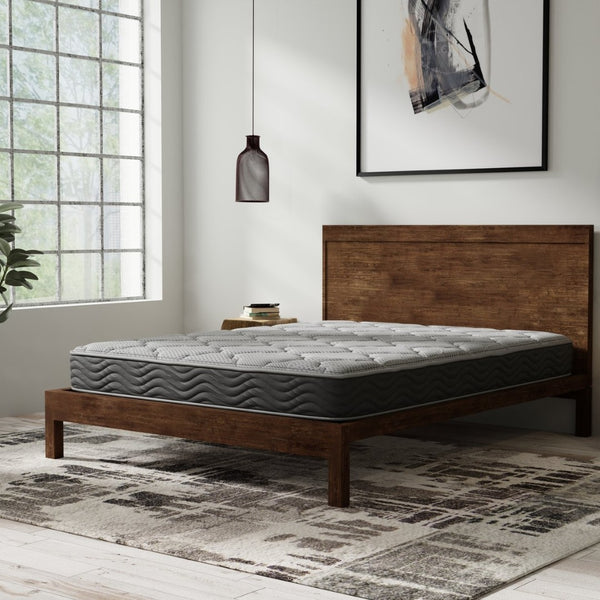 English Elm Hybrid Firm Queen Mattress Gel Foam Pocketed Coils Cool Sleep Spine Support B047P321028