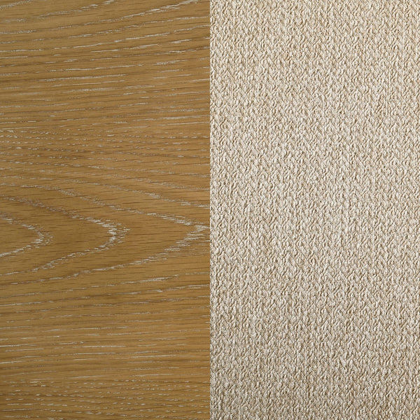 English Elm Sammy Brown Oak Wood Dining Side Chair Set of 2 — Modern Farmhouse Curved Ladder Back, Comfortable Cozy Seats B062P299791