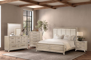 English Elm Transitional Oak Chest with Cedar Lined Drawers Dovetail Craftsmanship Bedroom Storage B2741P370413