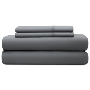 English Elm Weekender 600 TC Cotton Rich Sheet Set Split Cal King with Deep Pockets Wrinkle-Resistant Blend Slate B350P394966