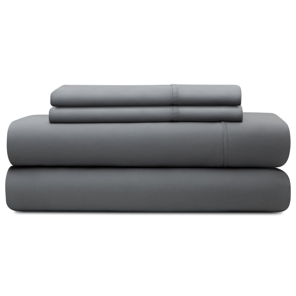 English Elm Weekender Tencel Sheet Set - Luxurious Slate Bedding For Split Cal King, Soft & Temperature Regulating B350P394961-GIGA