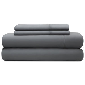 English Elm Weekender Tencel Sheet Set In Slate - Ultra-Soft, Breathable, Deep Pocket Queen Bedding For Comfort B350P394959-GIGA