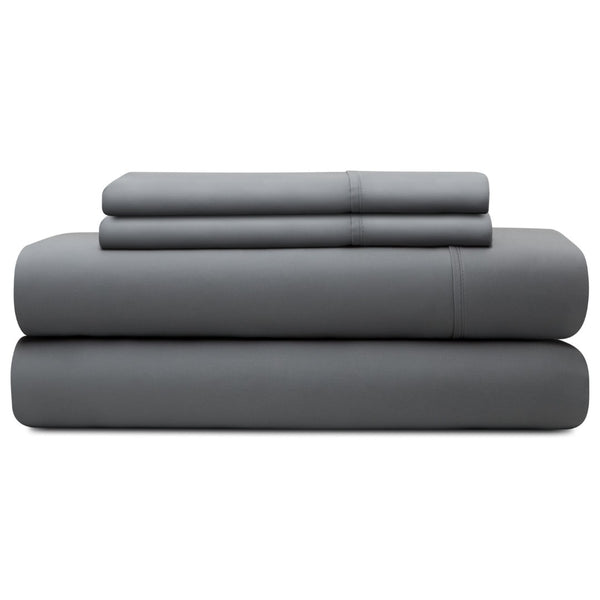 English Elm Weekender Tencel Sheet Set In Slate - Ultra-Soft, Breathable, Deep Pocket Queen Bedding For Comfort B350P394959-GIGA