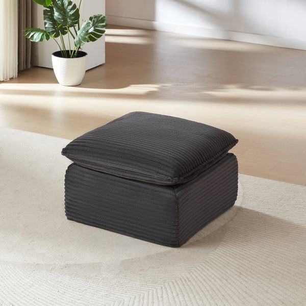 English Elm Modern Corduroy Cloud Sofa - Versatile Modular Design With Cozy Comfort For Stylish Living Spaces W3396P388628