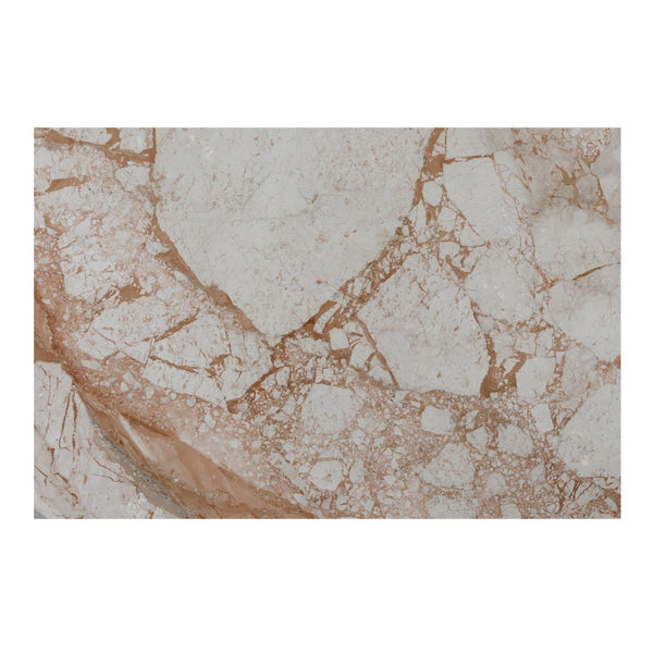 English Elm Sartoria Oval Breccia Marble Dining Table with Jute Wrapped Mango Wood Base B2769S00004