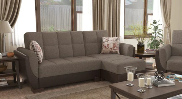 English Elm Primenest Skyhaven Upholstered Convertible Chaise Lounge With Storage - Stylish & Versatile Comfort! B030P303524-GIGA