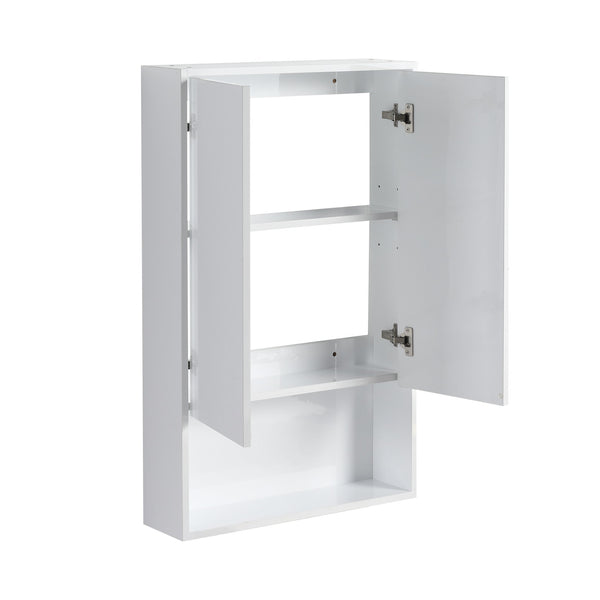 English Elm 72" Freestanding Vanity Combination With Soft-Closing Drawers, Glossy White Storage Solution For Modern Bathrooms W999S00429